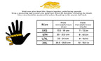 Predator Billiard Glove for Left Hand Black w/Yellow Logo L/XL