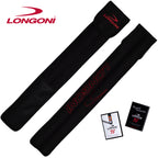 Longoni Galaxy Cyan Elk Style Leather Pool Cue Butt