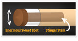 McDermott Stinger NG01W Break/Jump Pool Cue FREE Hard Case