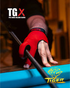 Tiger-X Pro Billiard Glove for Left Hand Black L