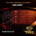 Tiger Pro Billiard Glove for Right Hand Black L
