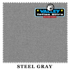 8 ft Championship Valley Teflon® Ultra Steel Gray Pool Table Cloth with 6 Pre-Cut Rails