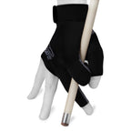 Predator Billiard Glove for Right Hand Black w/Grey Logo S/M
