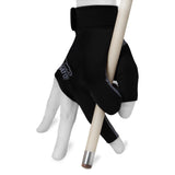 Predator Billiard Glove for Right Hand Black w/Grey Logo S/M