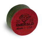Tiger Emerald Cue Tip Ø14mm Medium/Hard 1 pc