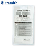 Super Aramith Pool Cue Ball 2 1/4" with Red Circle in a Blister