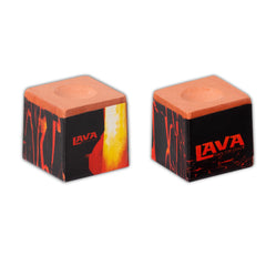 Lava Billiard Chalk Rust 32 pcs 1 case