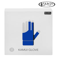 Kamui Billiard Glove QuickDry for Left Hand Blue XS