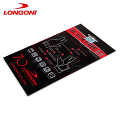 Longoni Billiard Glove Black Fire 3.0 for Right Hand S