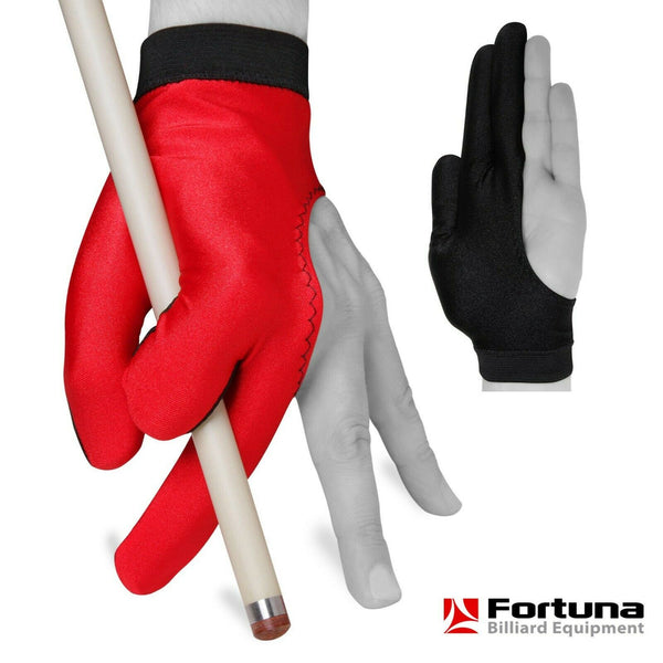 Fortuna Billiard Glove Classic Red/Black XL