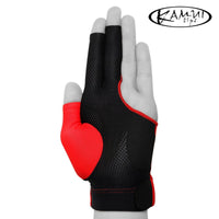 Kamui Billiard Glove QuickDry for Left Hand Red XS