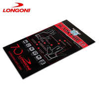 Longoni Billiard Glove Black Fire 3.0 for Left Hand L