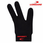 Longoni Billiard Glove for Left Hand Black
