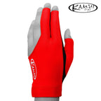 Kamui Billiard Glove QuickDry for Left Hand Red XXL