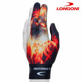 Longoni Billiard Glove Skull 2 for Left Hand