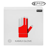 Kamui Billiard Glove QuickDry for Left Hand Red XS