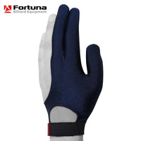Fortuna Billiard Glove Classic w/Strap Blue M/L
