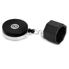 OKKO Retractable Octagon 8-Ball Chalker w/Belt Clip Black w/Predator Chalk
