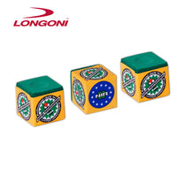 Longoni NIR Super Professional Billiard Chalk Green 75 pcs 1 case