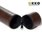 OKKO Billiard Hard Round Case Dark Brown 1x1