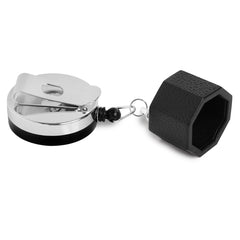 OKKO Retractable Octagon 8-Ball Chalker w/Belt Clip Black w/Predator Chalk
