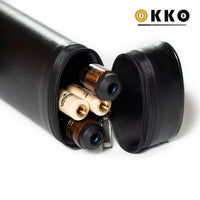OKKO Billiard Hard Oval Case Black 2x2