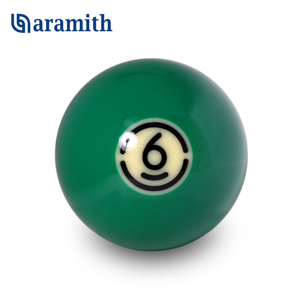 Aramith Tournament Pool Replacement Ball 2 1/4" #6