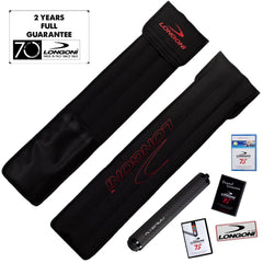 Longoni Innovation MH Carom Cue w/Luna Nera FE71 Shaft