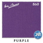 7 ft Simonis 860 Purple Pool Table Cloth with 6 Pre-Cut Rails