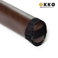 OKKO Billiard Hard Deluxe Oval Case Dark Brown 1x1