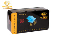 Tiger Billiard Chalk Blue 72 pcs 1 case