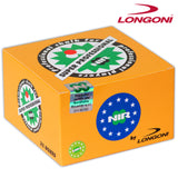 Longoni NIR Super Professional Billiard Chalk Green 75 pcs 1 case