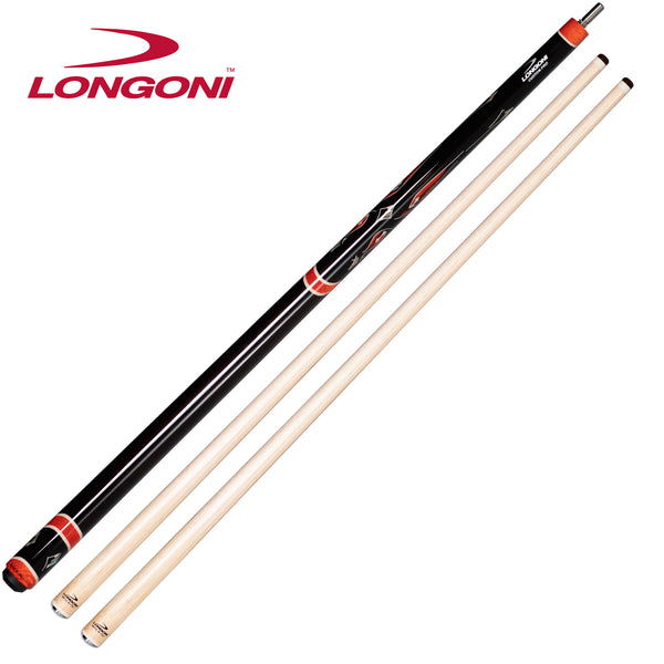 Longoni Black Pearl II Carom Cue w/2 E71 S20 Shafts
