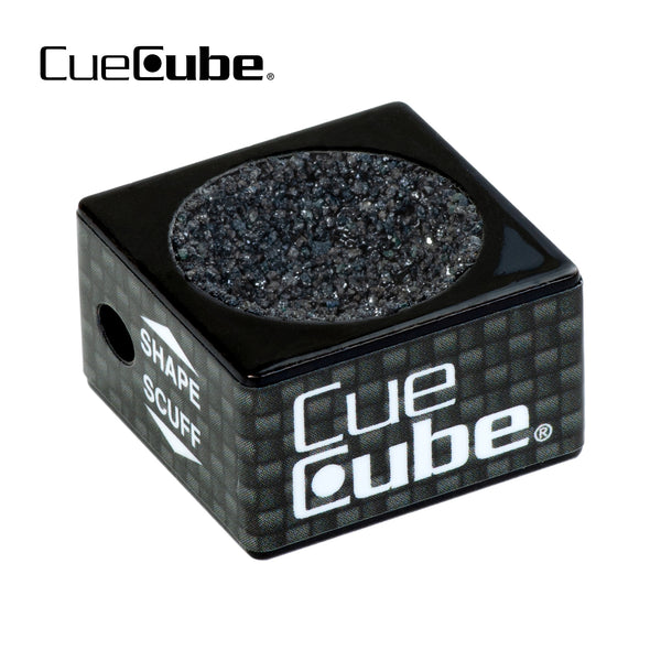 Cue Cube Tip Tool 2 in 1 Nickel Radius (.418") Black