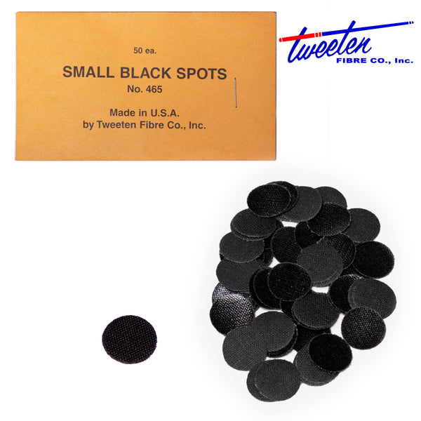 Tweeten Small Black Spots 1/2" 50 pcs