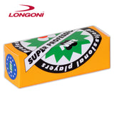 Longoni NIR Super Professional Billiard Chalk Blue 3 pcs