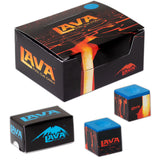 Lava Billiard Chalk Blue 32 pcs 1 case