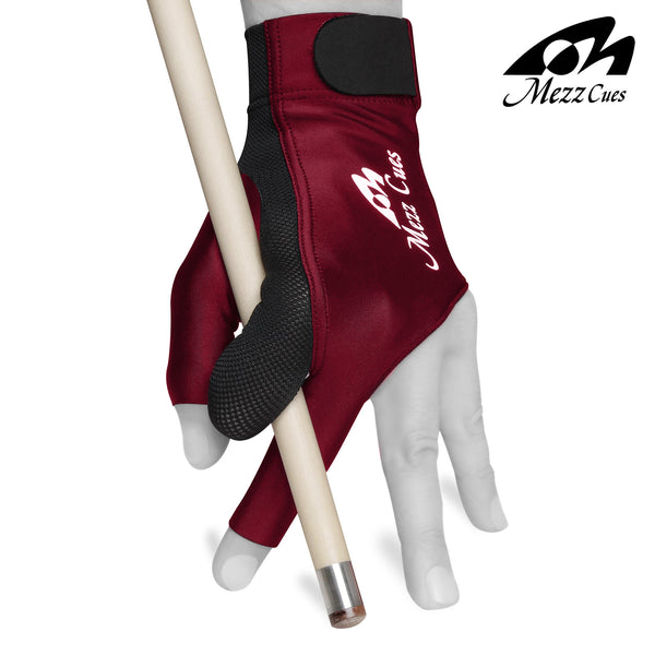 Mezz Premium Billiard Glove Burgundy XS
