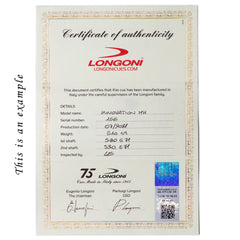 Longoni Innovation MH Carom Cue w/2 E71 S30 Shafts