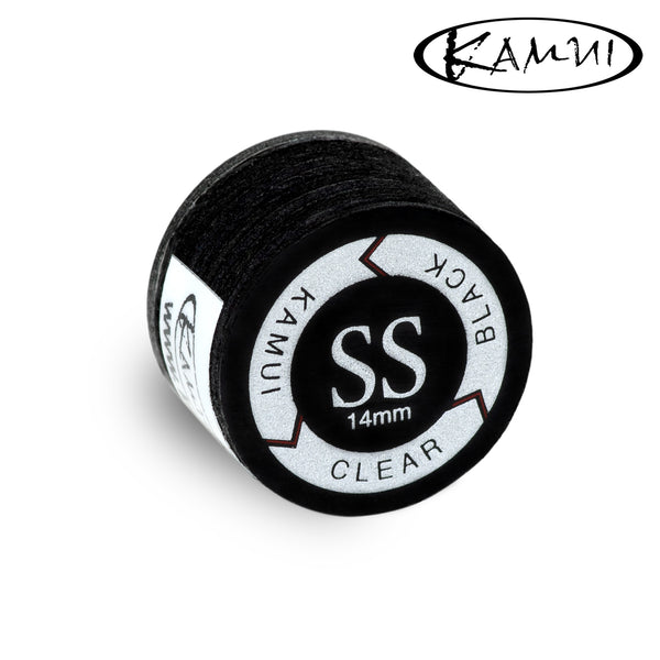 Kamui Clear Black Cue Tip Ø14mm Super Soft