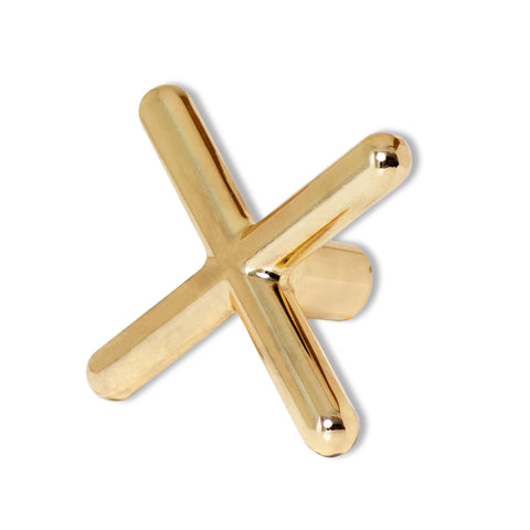 Solid Brass Cross Rest Head