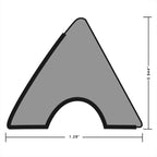 Klematch Vector P59 Pool Table Rail Rubber 48", Set of 6