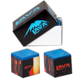 Lava Billiard Chalk Blue 32 pcs 1 case