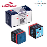 Longoni Blue Diamond Billiard Chalk 50 pcs 1 case