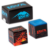 Lava Billiard Chalk Blue 32 pcs 1 case