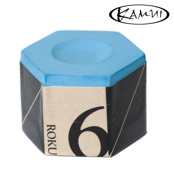 Kamui Roku Billiard Chalk Blue 1 pc