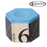 Kamui Roku Billiard Chalk Blue 1 pc w/Retractable Chalk Holder