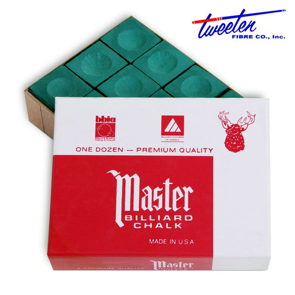 Master Billiard Chalk Forest 12 pcs