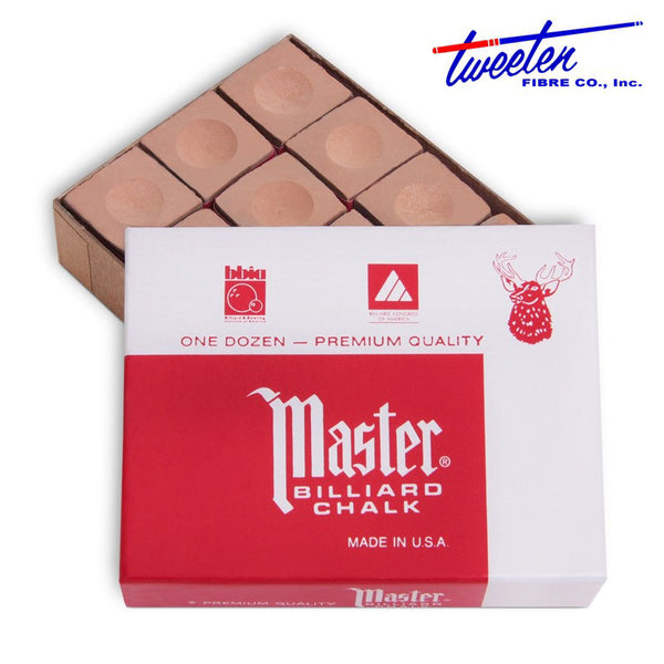 Master Billiard Chalk Gold 12 pcs