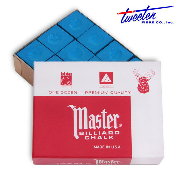 Master Billiard Chalk Sky 12 pcs